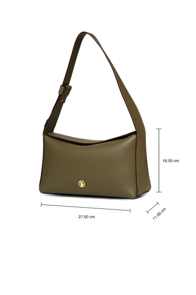 U.S. Polo Assn. Çapraz Askılı Kadın Çanta Haki Us25203 - Resim 4