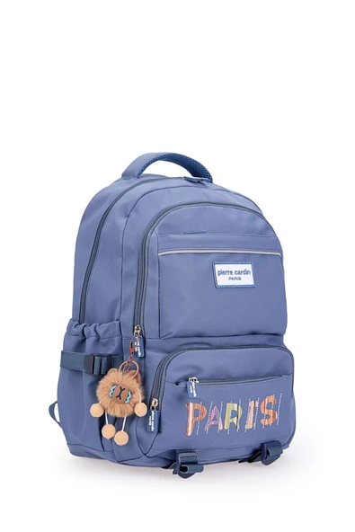 Pierre Cardin Okul Sırt Çantası Mavi 07Pct344-M - Resim 6