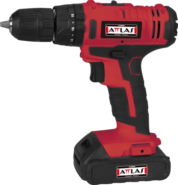 Attlas ATB 18 PD Li 18V 2x1.5Ah Çift Akülü Darbeli Matkap - A0104058 - 3