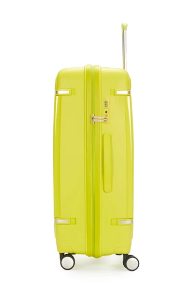 Pierre Cardin Büyük Boy %100 Polipropilen Valiz Yeşil 04PC7070 - Resim 3