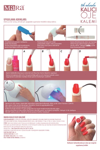 MARA KALICI OJE KALEMI 06 BLUSH - Resim 5