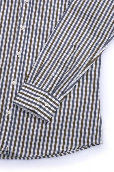 Giant Erkek Uzun Kol Kareli Gömlek - Minimalist Stil - 12