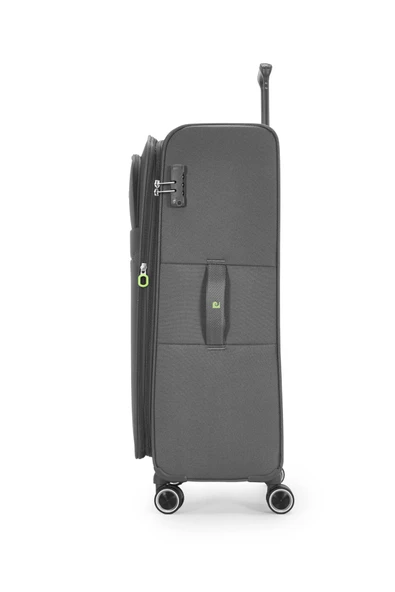 Pierre Cardin 3'lü Valiz Seti Lüx Kumaş Valiz Antrasit 04pc6000 - Resim 4