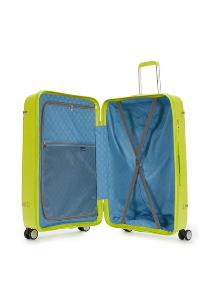 Pierre Cardin Büyük Boy %100 Polipropilen Valiz Yeşil 04PC7070 - Resim 4