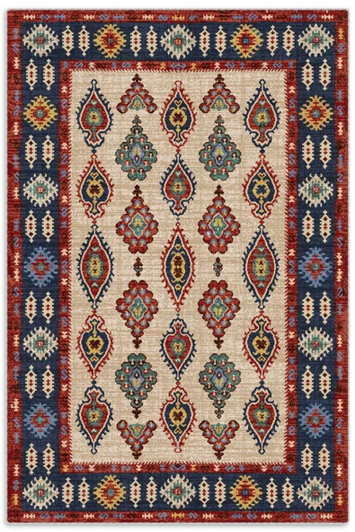Pastel Home Renkli Anadolu Kilim Şönil Halı Yolluk Kaymaz Yıkanabilir Mutfak Kordior Salon Oturma Odası