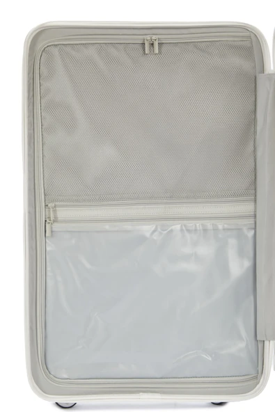 Pierre Cardin Orta Boy %100 Polipropilen Valiz Beyaz 04PC7080 - Resim 5