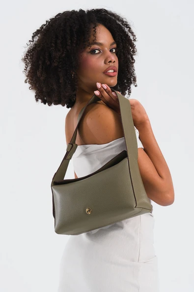 U.S. Polo Assn. Çapraz Askılı Kadın Çanta Haki Us25203 - Resim 3