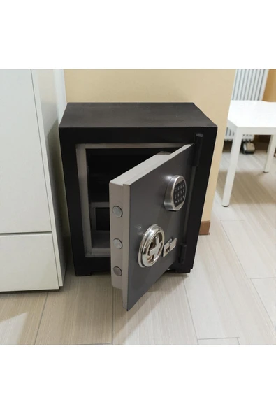 SUR  ÇELİK PARA KASALARI Şifreli Gizli Bölmeli Para Kasası 55 Cm - Resim 4