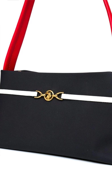 U.S. Polo Assn. Çapraz Askılı Kadın Çanta Lacivert-Beyaz-Kırmızı Us25230 - Resim 2