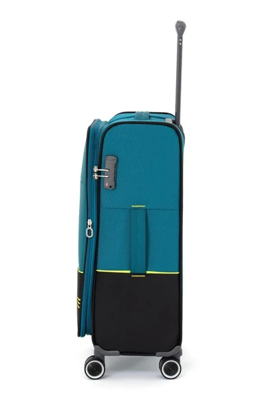 Pierre Cardin Ultra Light Hafif Lüx Kumaş Orta Boy Valiz Petrol 04PC8200 - Resim 3