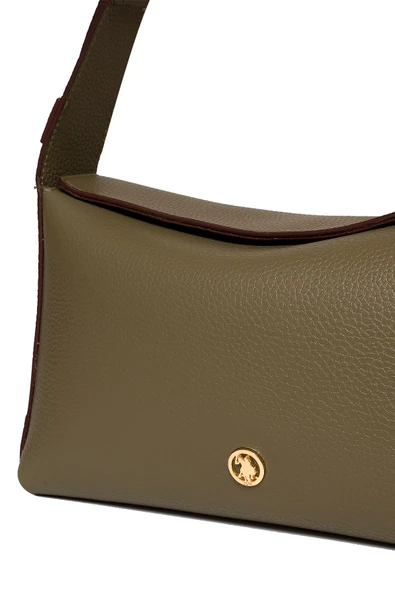 U.S. Polo Assn. Çapraz Askılı Kadın Çanta Haki Us25203 - Resim 8