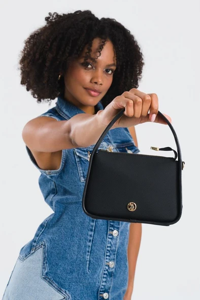 U.S. Polo Assn. Çapraz Askılı Kadın Çanta Siyah Us25259 - Resim 3