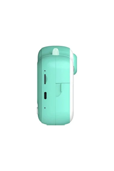 Dijital Video Kayıt Fotoğraf Çocuk Kamerası Anlık Termal Resim Kağıt Baskılı Mavi - Resim 5