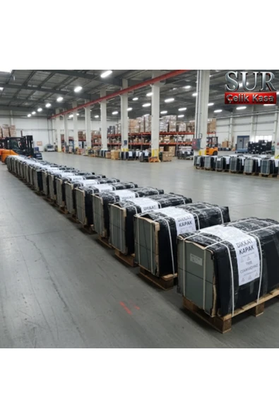 SUR  ÇELİK PARA KASALARI 56 Cm 90 KG Daf Çelik Para Kasası (anahtarlı) - Resim 6