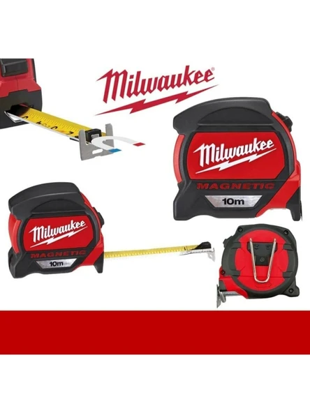 Milwaukee Birinci Sınıf Manyetik Şerit Metre 8m- 4932464600