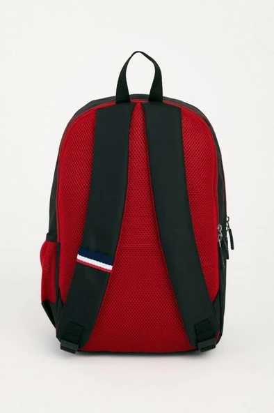 U.S. Polo Assn. Sırt Çantası Siyah Bordo 22020 - Resim 4