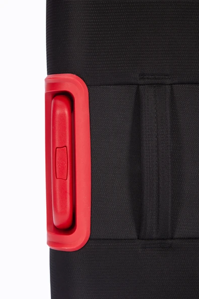 Benetton Orta Boy Kumaş Valiz Siyah Bnt2800 - Resim 6