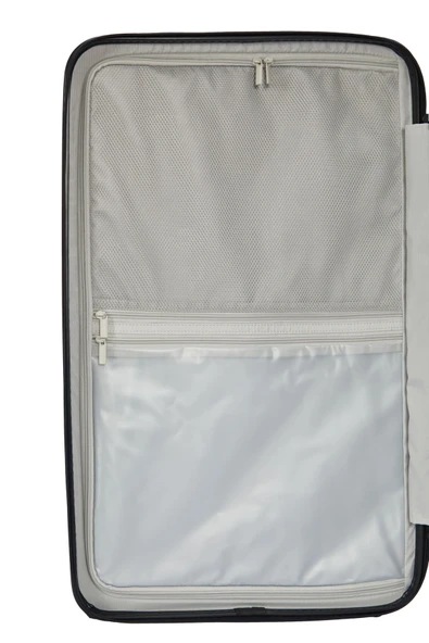 Pierre Cardin Büyük Boy %100 Polipropilen Valiz Siyah 04PC7080 - Resim 5