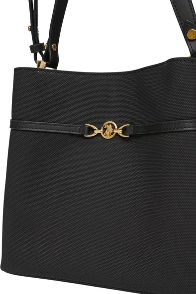 U.S. Polo Assn. Çapraz Askılı Kadın Çanta Siyah Us25238 - Resim 2