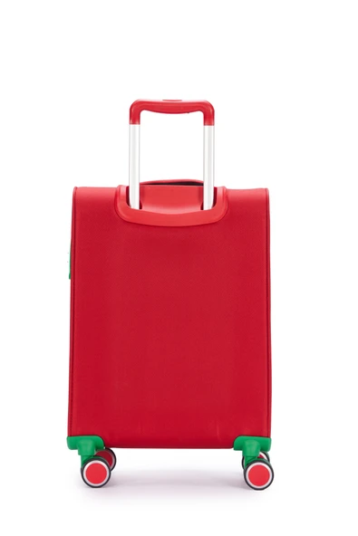 Benetton Kabin Boy Kumaş Valiz Kırmızı Bnt2200 - Resim 2