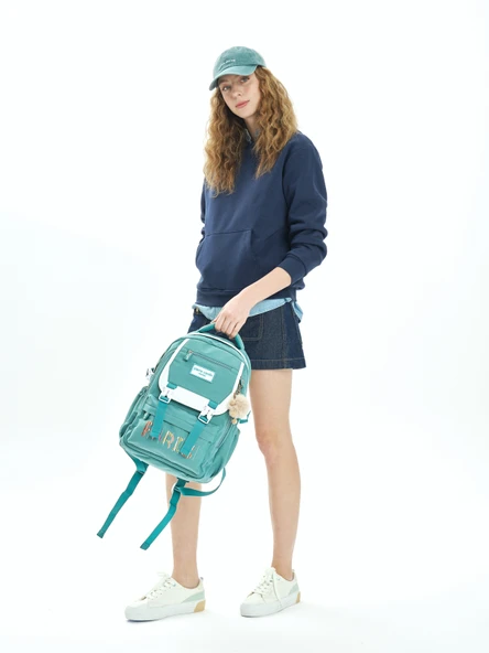 Pierre Cardin Okul Sırt Çantası Yeşil 07Pc11118-Ysl ürün görseli 1