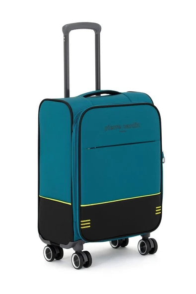 Pierre Cardin Ultra Light Hafif Lüx Kumaş Kabin Boy Valiz Petrol 04PC8200 ürün görseli
