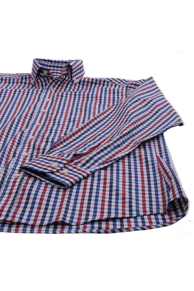 Giant Erkek Uzun Kol Kareli Gömlek - Minimalist Stil - 6