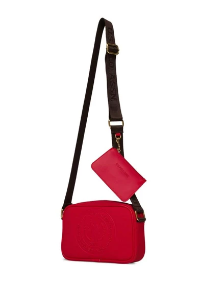 U.S. Polo Assn. Çapraz Askılı Kadın Çanta Kırmızı Us25275 - Resim 3