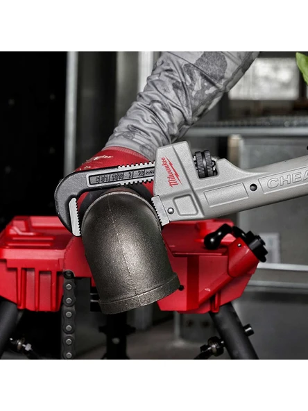 Milwaukee Ağır Hizmet Tipi Alüminyum Ayarlı Boru Anahtarı- 4932478672 - Resim 2