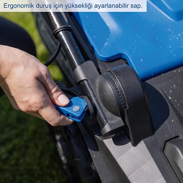 Scheppach BC-MP430 2x4 Ah Akülü Çim Biçme Makinesi - 5911415400 - Resim 6