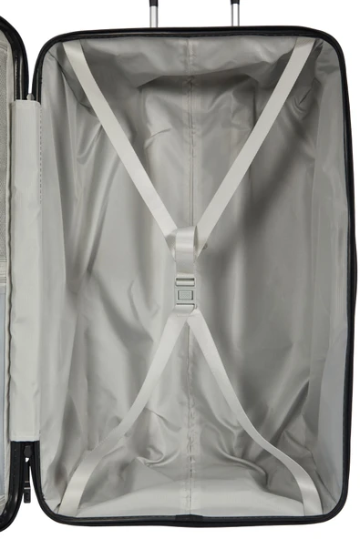 Pierre Cardin Büyük Boy %100 Polipropilen Valiz Siyah 04PC7080 - Resim 4