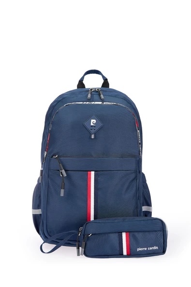 Pierre Cardin Okul Sırt Çantası Lacivert 07Pct180011-L - Resim 3