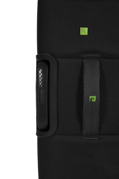 Pierre Cardin 2'li Valiz Seti Büyük Ve Orta Boy Lüx Kumaş Valiz Siyah 04pc6000 - Resim 8