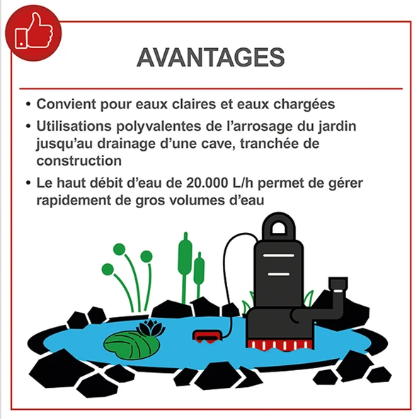 Scheppach DWP400 Kirli Su Dalgıç Pompası 400W - 5909513901 - 2