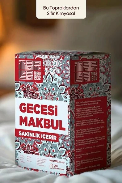 TARLA GECESİ MAKBUL 1,6 G. X 20 SÜZEN POŞET ürün görseli 1
