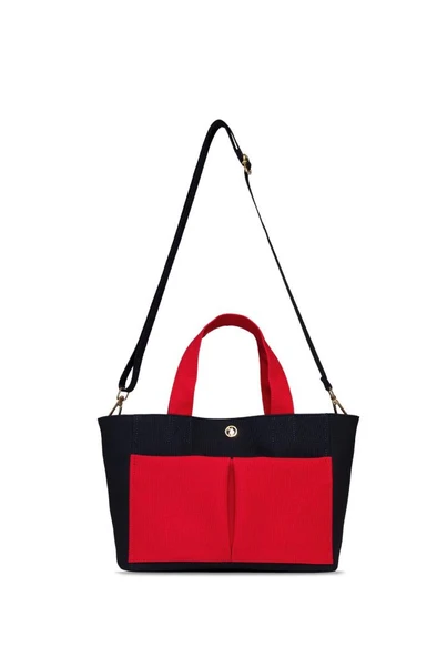 U.S. Polo Assn. Çapraz Askılı Kadın Çanta Lacivert-Beyaz-Kırmızı Us25260 ürün görseli