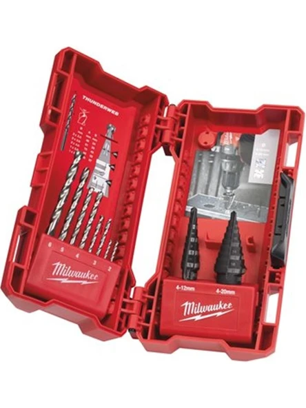 Milwaukee Kademeli Matkap Ucu Kombo Set- 48899350