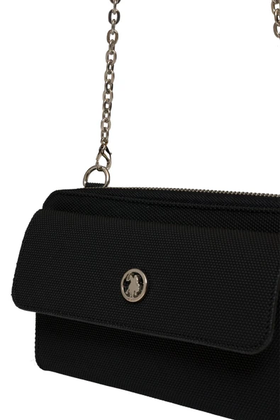 U.S. Polo Assn. Çapraz Askılı Kadın Çanta Siyah Us25255 - Resim 4