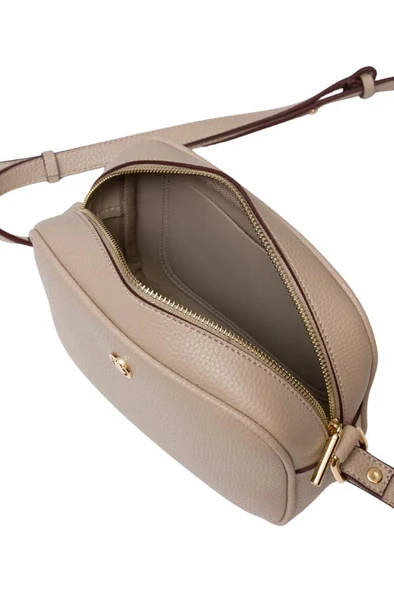 U.S. Polo Assn. Çapraz Askılı Kadın Çanta Bej Us25195 - Resim 7
