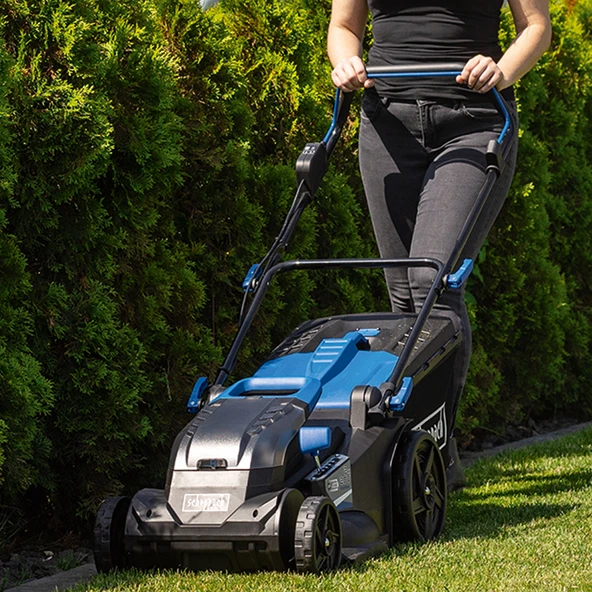Scheppach BC-MP430 2x4 Ah Akülü Çim Biçme Makinesi - 5911415400 - Resim 7
