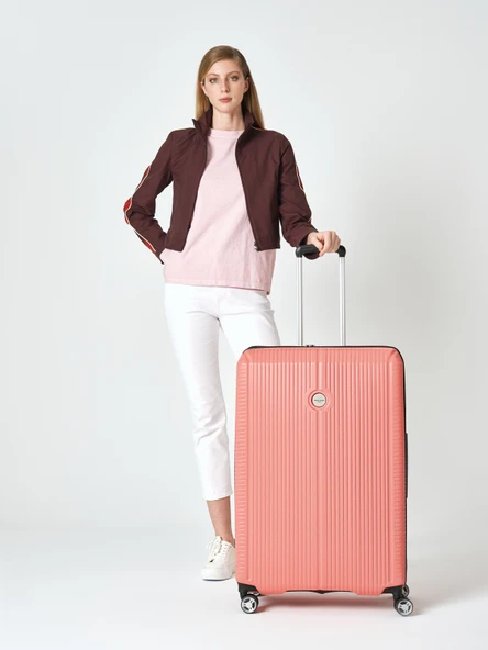 Pierre Cardin Büyük Boy Valiz Mercan 04PC6500 - Resim 5