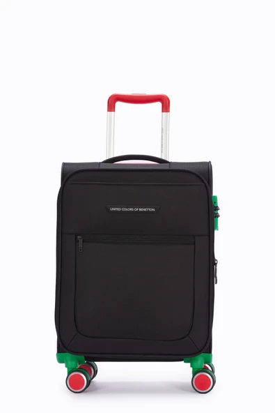 Benetton Kabin Boy Kumaş Valiz Siyah Bnt2800 ürün görseli