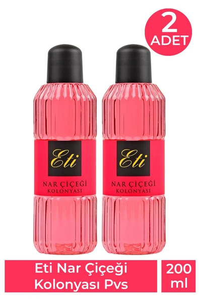 Eti Nar Çiçeği Kolonyası Pvc 200 ml 2 Adet ürün görseli 1