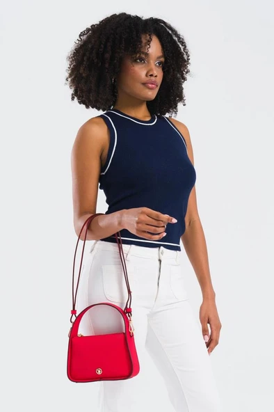 U.S. Polo Assn. Çapraz Askılı Kadın Çanta Kırmızı Us25259 ürün görseli 1