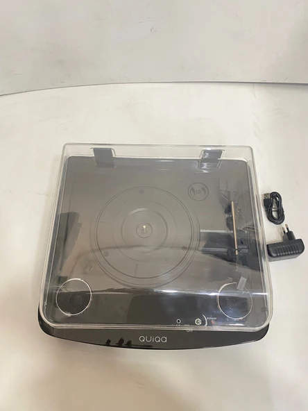 Quiqa T202-3 Piano Black Edition Bluetooth Premium Pikap-OUTLET (Sıfır Kondisyon, Kılcal Çizikler Mevcut) - Resim 3