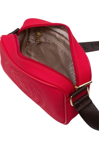 U.S. Polo Assn. Çapraz Askılı Kadın Çanta Kırmızı Us25275 - Resim 5