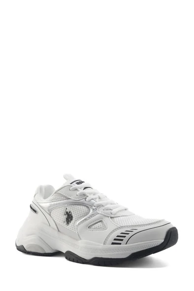 U.S. Polo Assn. MERIDA 5FX 101947178 Kadın Spor Ayakkabı Beyaz 36-40 - Resim 2