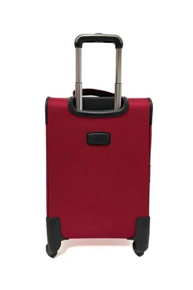 U.S. Polo Assn. Orta Boy Kumaş Valiz Bordo 21282 - Resim 3