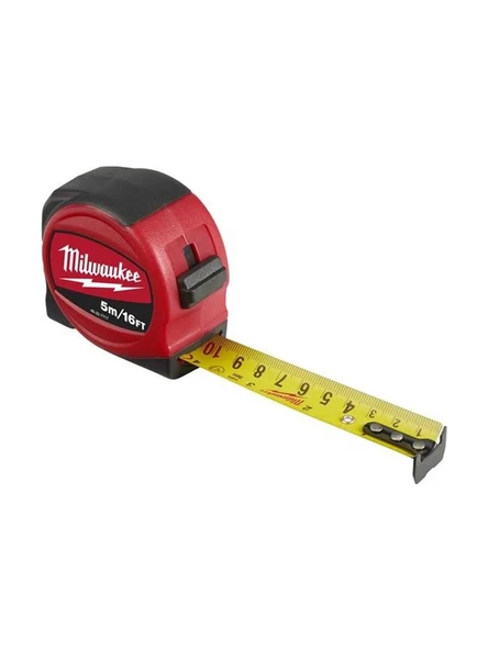 Milwaukee Ağır Hizmet Tipi Kompakt Şerit Metre 5m- 48227717 - 3