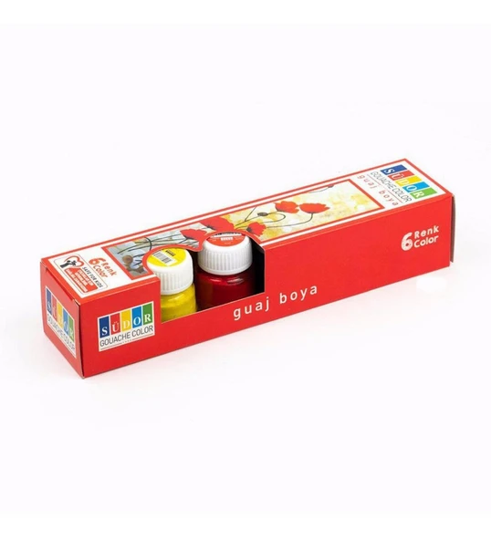 Südor Guaj Boya Set 6X15 Ml Sd521 ürün görseli